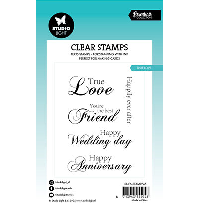 Studio Light Clear Stamp True love Essentials nr.745 SL-ES-STAMP745