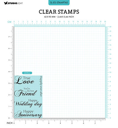 Studio Light Clear Stamp True love Essentials nr.745 SL-ES-STAMP745