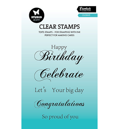 Studio Light Clear Stamp Celebrate Essentials nr.744