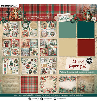 Studio Light Unicolor &amp; elements Festive Nostalgia nr.254 JMA-FN-MPP254