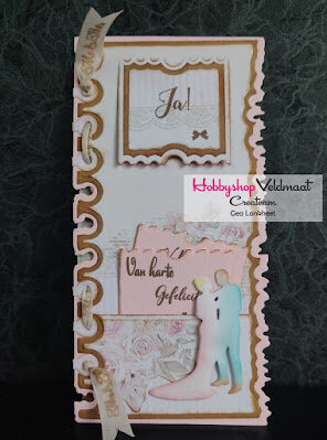 CraftEmotions clearstamps 6x7cm - Bruidspaar en benodigdheden