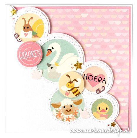 Marianne Design Stickers - Eline&lsquo;s dieren CA3190 