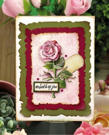 3D Cutting Sheets - Amy Design - Pink Florals - Roses