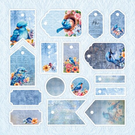 Paperpack - Berries Beauties - Happy Blue Birds - Design