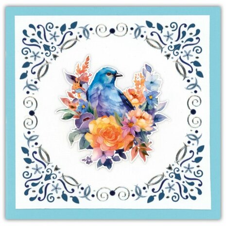 Creative Hobbydots 46 - Berrie&#039;s Beauties - Happy Blue Birds