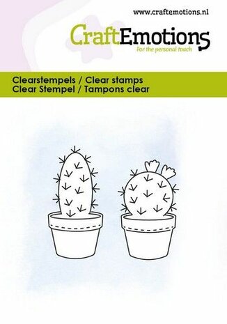 CraftEmotions clearstamps 6x7cm - Cactus 3