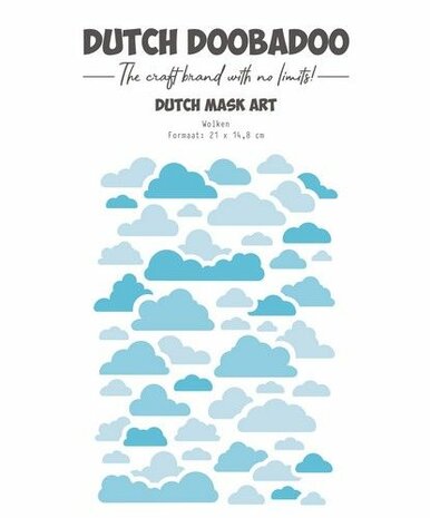 Dutch Doobadoo Mask Art Wolken A5 470.784.291