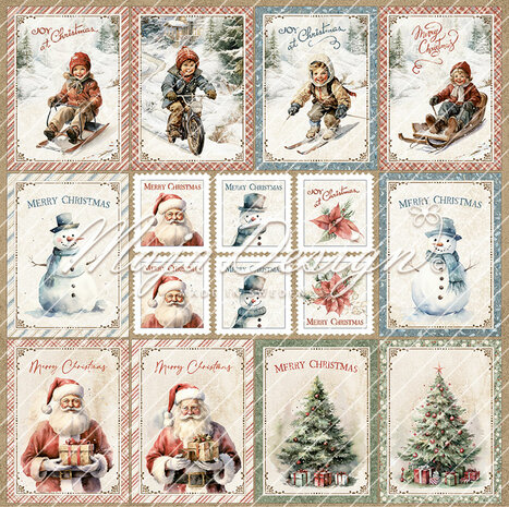 Maja Design Christmas Nostalgia - To cut out 30,5x30,5 cm