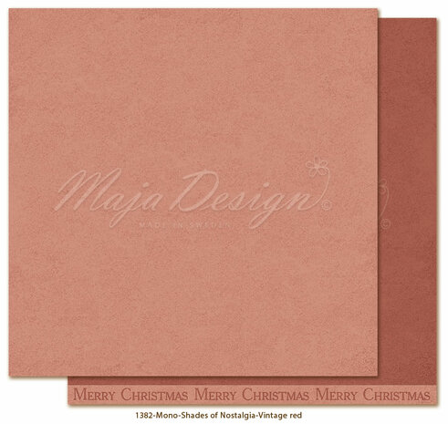 Maja Design Mono - Nostalgia - Vintage red 30,5x30,5 cm