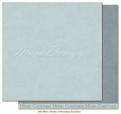 Maja Design Mono - Nostalgia - Dusk blue 30,5x30,5 cm