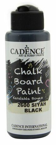 Cadence Chalkboard verf Zwart 120 ml