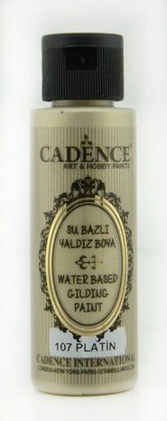 Cadence Gilding Metallic acrylverf Platina 70 ml