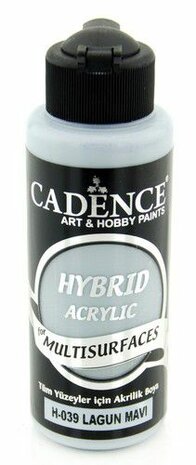 Cadence Hybride acrylverf (semi mat) Lagoon blue 120 ml