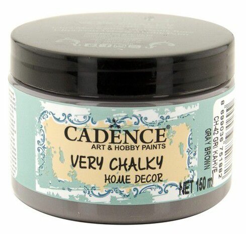 Cadence Very Chalky Home Decor (ultra mat) Grijs bruin 150 ml 