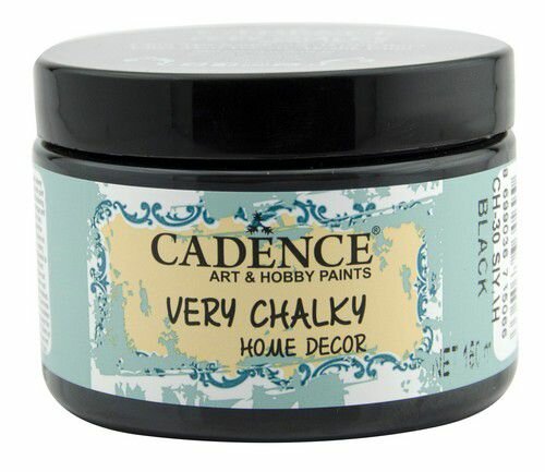 Cadence Very Chalky Home Decor (ultra mat) Zwart 150 ml 