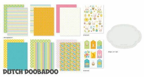 Dutch Doobadoo Crafty Kit A5 - Paashazen 473.005.007