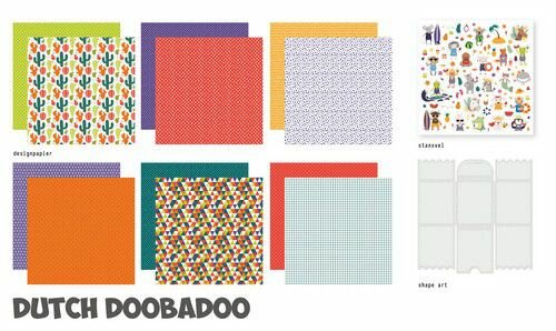 Dutch Doobadoo Crafty Kit XL Tropical Vibes 473.005.008 30,5x30,5cm