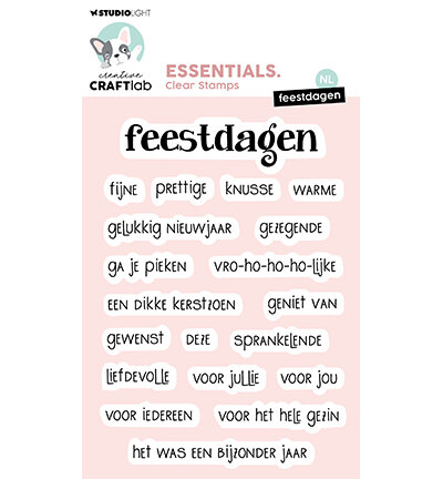 Studio Light Clear Stamp Feestdagen Essentials nr.755 CCL-ES-STAMP755