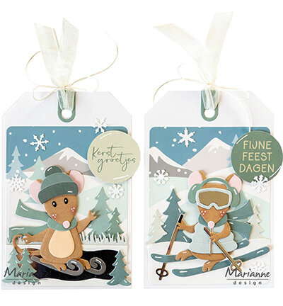 Marianne Design Collectable Winter sports accessories by Marleen COL1558