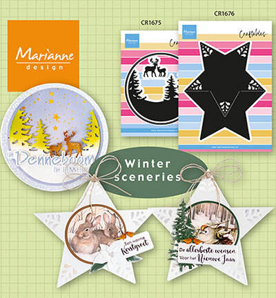 Marianne Design Craftable Silhouette - Winter scenery CR1675