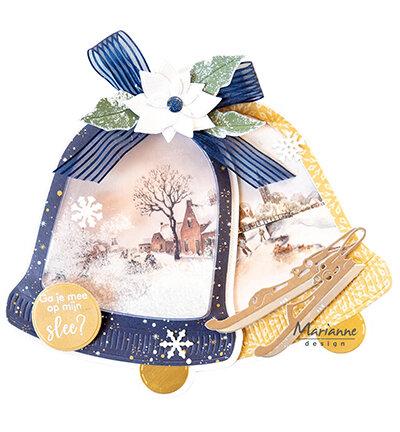 Marianne Design Decoupage set Mattie&#039;s Winter assorti (6 pcs) PA4200