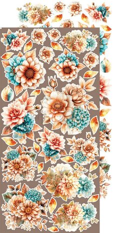 Craft O Clock Extras Set Flowers 15x30 cm Vintage Heaven CC-F36-VH-11