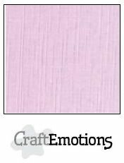 CraftEmotions linnenkarton 100 vel zacht lila 30,5x30,5cm 250gr