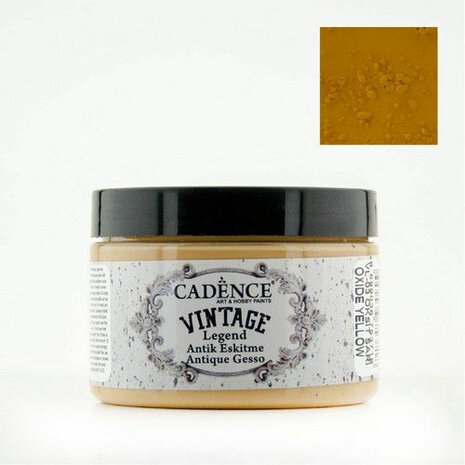 Cadence Vintage Legend gesso Oxide - geel 150ml