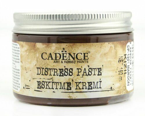 Cadence Distress pasta Maroon - Kastanjebruin 150 ml.