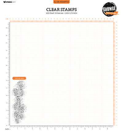 Studio Light Dotted Circles Grunge Collection nr.735 SL-GR-STAMP735