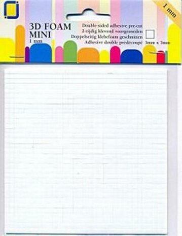 JeJe foam dots mini 1 X 3 x 3 mm 