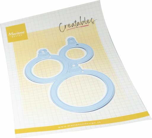 Marianne Design Creatable Layout-Kerstballen LR0877 80x119,5mm