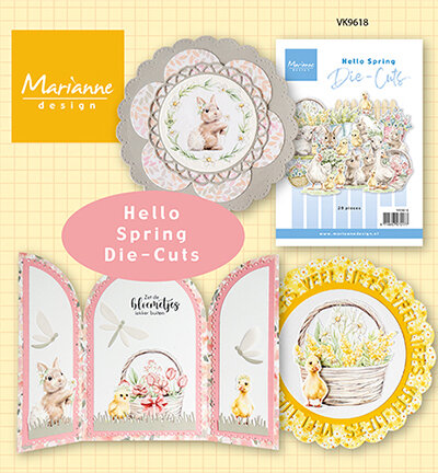 Marianne Design Die Cuts Hello Spring &nbsp;VK9618