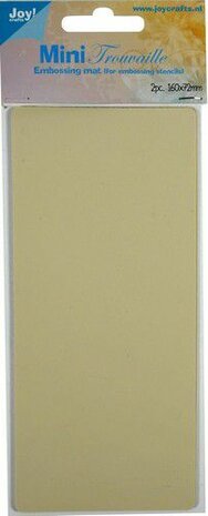 Joy! Crafts Mini-Trouvaille - Embossing mat 2st 6200/0933 160x70mm