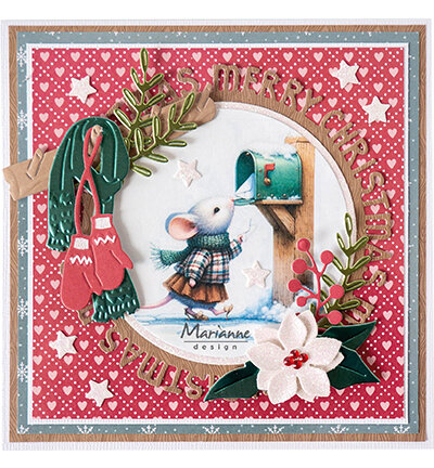 Marianne Design Knipvel Christmas Mail VK9616 A4