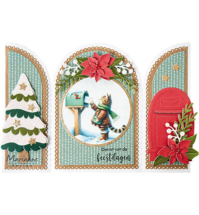 Marianne Design Knipvel Christmas Mail VK9616 A4