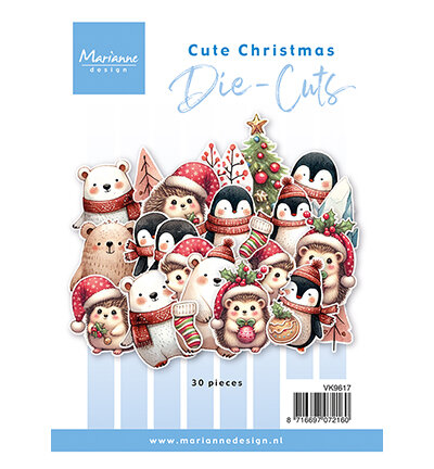 Marianne Design Die Cuts Cute Christmas VK9617