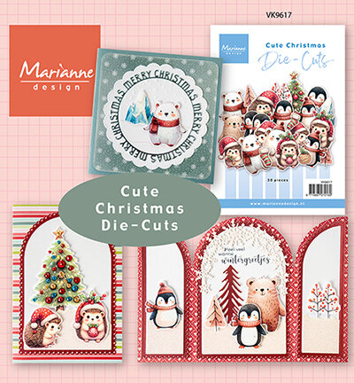 Marianne Design Die Cuts Cute Christmas VK9617