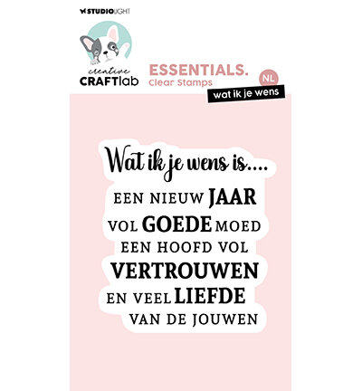 Studio Light Clear Stamp  Wat ik je wens Essentials nr.766 CCL-ES-STAMP766