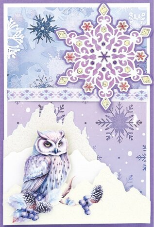 3D Push Out - Berries Beauties - Mystic Winter - Mystic Birds