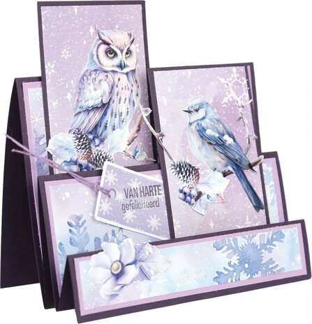 3D Cutting Sheets - Berries Beauties - Mystic Winter - Mystic Birds CD12261