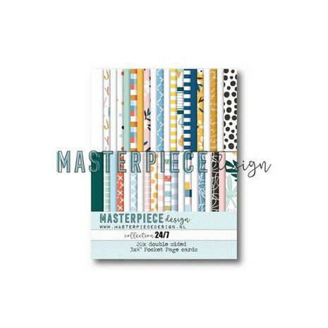 Masterpiece Pocket Page kaartjes 24/7 3x4 20st MP202122