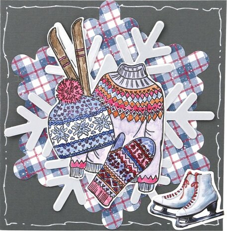 Clear Stamps - Amy Design - Hygge Harmony - Winter Sports&nbsp;ADCS10089