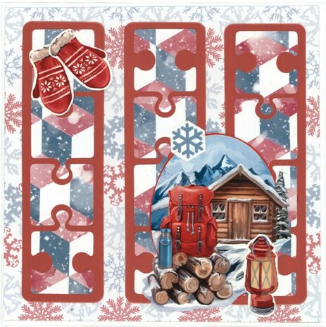 3D Push Out - Amy Design - Hygge Harmony - Mountain Hut&nbsp;SB10981