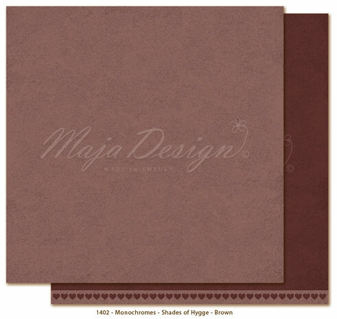 Maja Design Mono - Hygge - Brown 30,5x30,5 cm 1402