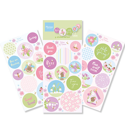 Marianne Design Stickers Hello Spring by Marleen CA3199