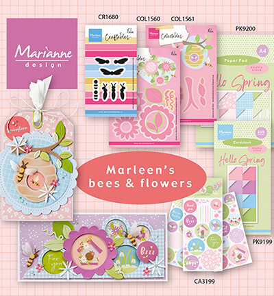 Marianne Design Stickers Hello Spring by Marleen CA3199