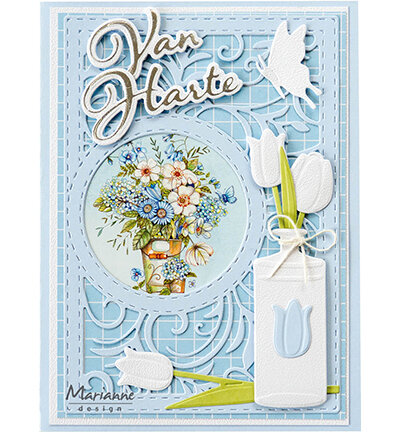 Marianne Design Craftable Punch die XL Butterflies CR1678