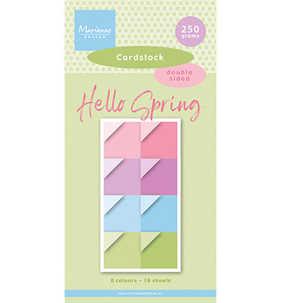 Marianne Design Paper pad Hello Spring - Cardstock PK9200