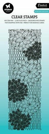 Studio Light Clear Stamp Floral background Essentials nr.620 SL-ES-STAMP620 68x204x3mm